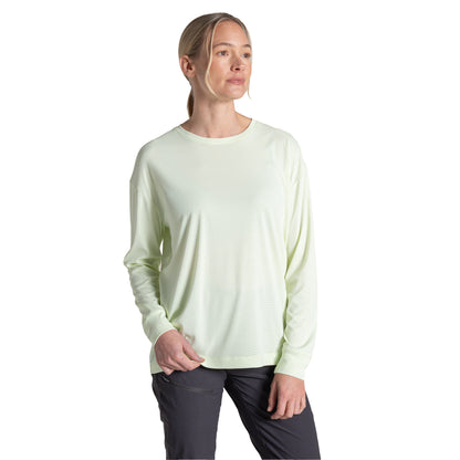 Pear Drop - Side - Craghoppers Womens-Ladies Nosilife Long-Sleeved T-Shirt