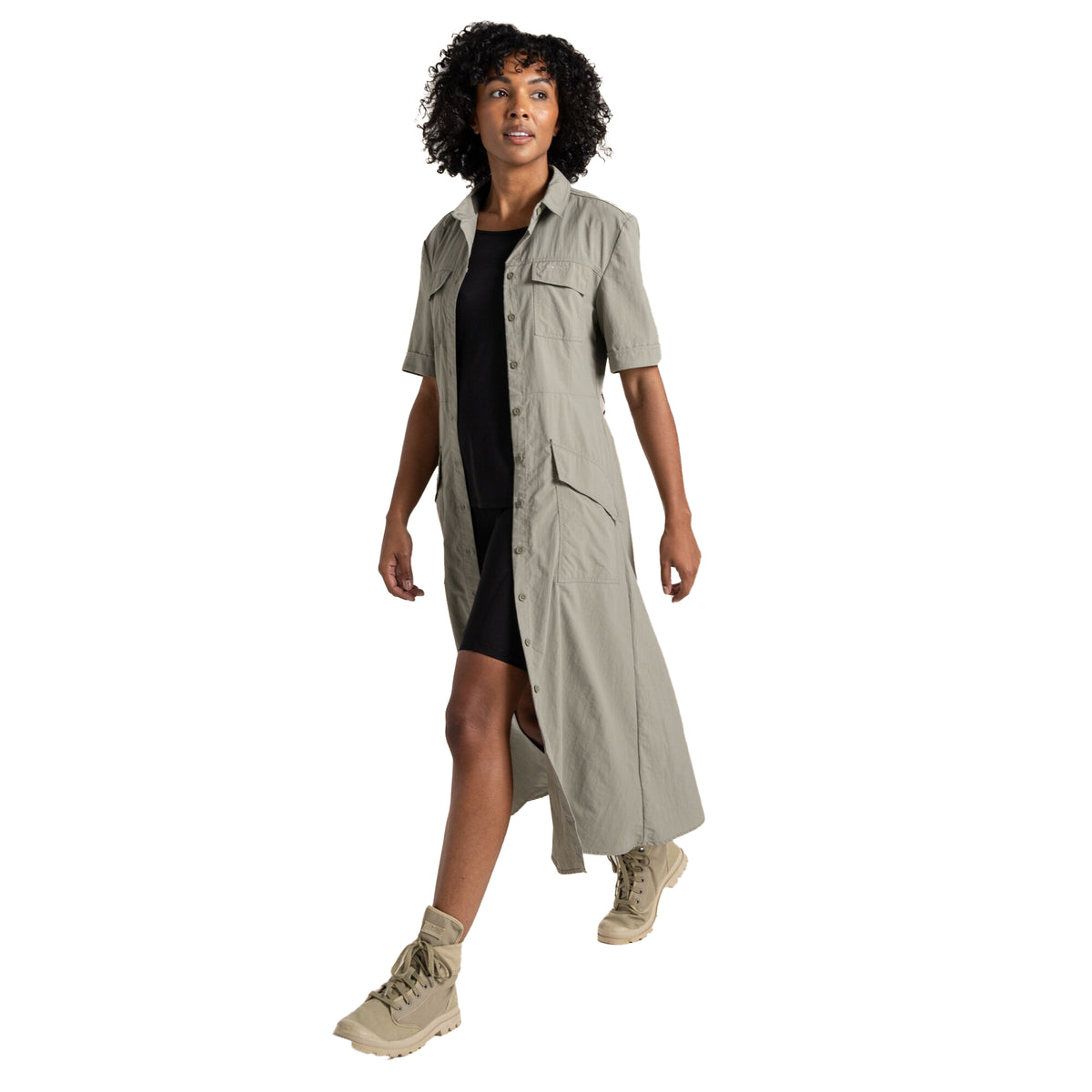 Vert - Pack Shot - Craghoppers Womens-Ladies Carina Adventure Nosilife Dress