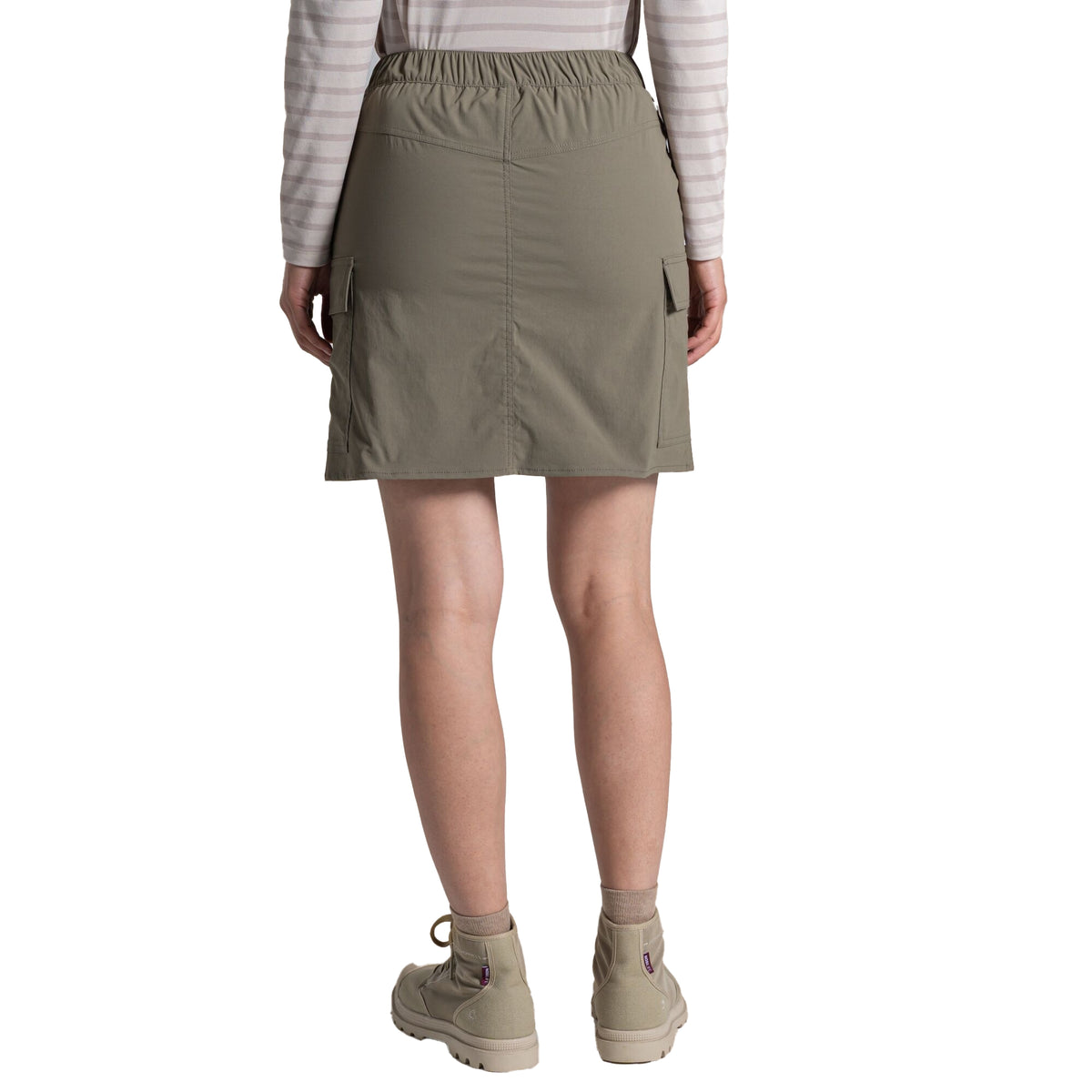 Wild Olive - Back - Craghoppers Womens-Ladies NosiLife Pro Cargo Skirt