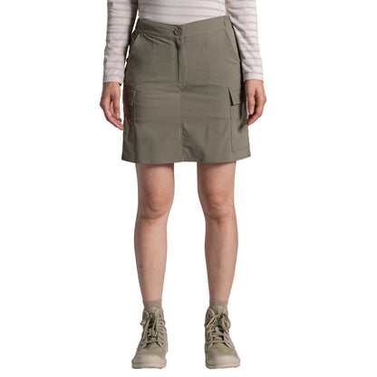 Wild Olive - Side - Craghoppers Womens-Ladies NosiLife Pro Cargo Skirt