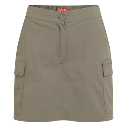 Wild Olive - Front - Craghoppers Womens-Ladies NosiLife Pro Cargo Skirt