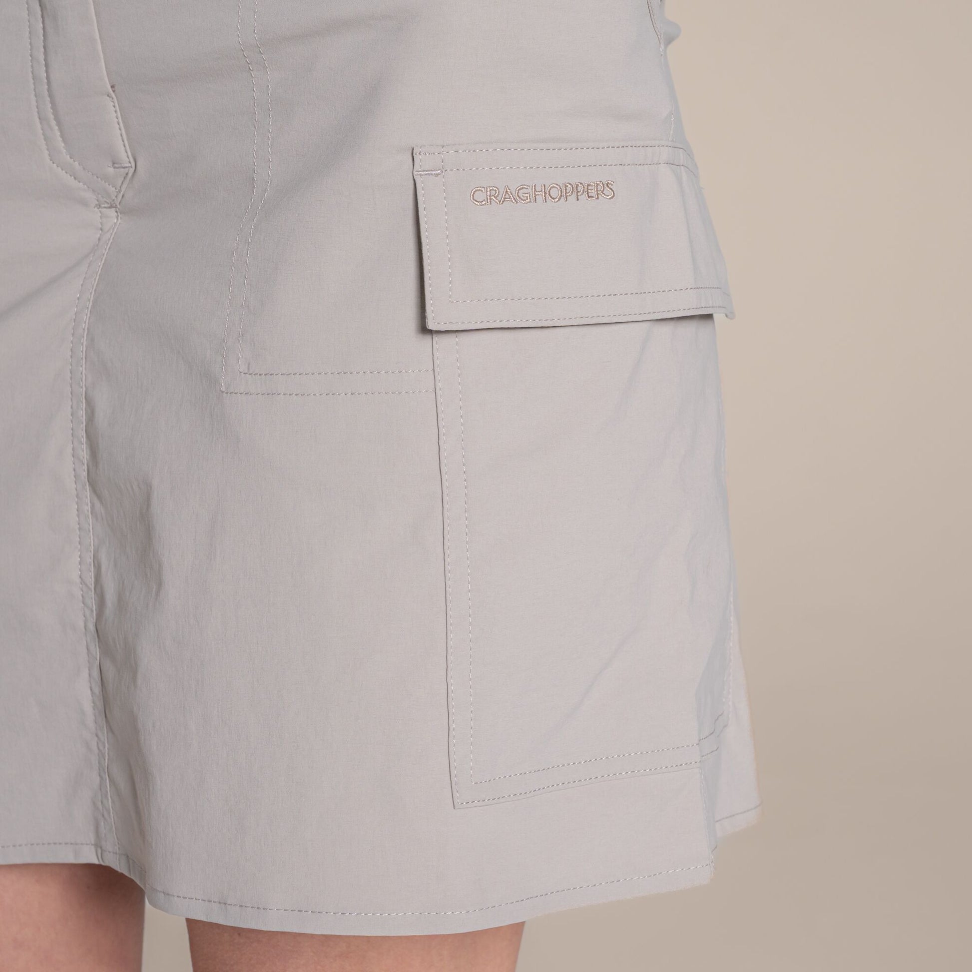 Wild Olive - Back - Craghoppers Womens-Ladies NosiLife Pro Cargo Skirt