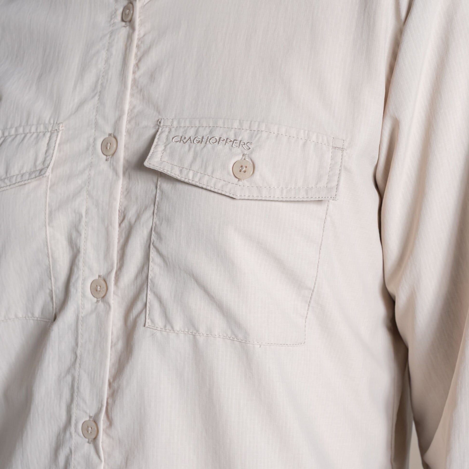 Oyster - Lifestyle - Craghoppers Womens-Ladies Loukkos Nosilife Long-Sleeved Shirt
