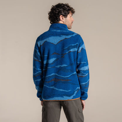 Juniper Berry - Back - Craghoppers Mens National Trust Rawthey Fleece Top