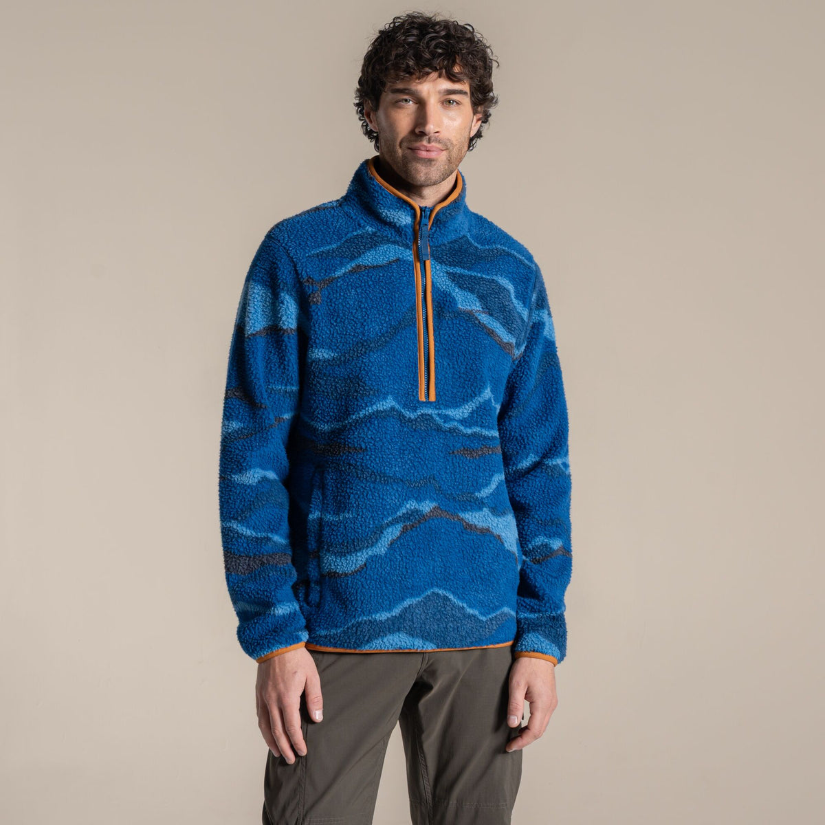 Juniper Berry - Close up - Craghoppers Mens National Trust Rawthey Fleece Top