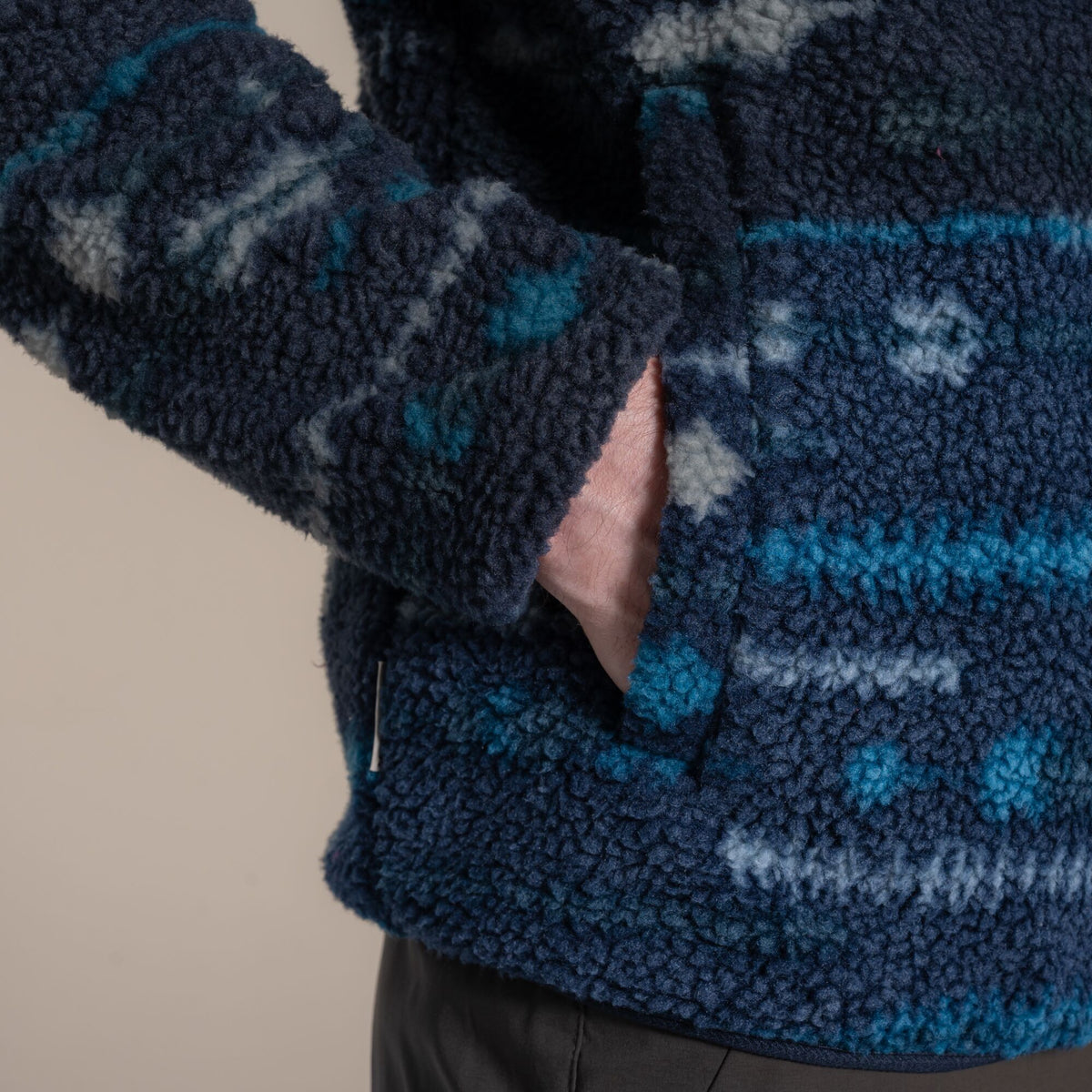 Blue Navy - Lifestyle - Craghoppers Mens National Trust Rawthey Fleece Top