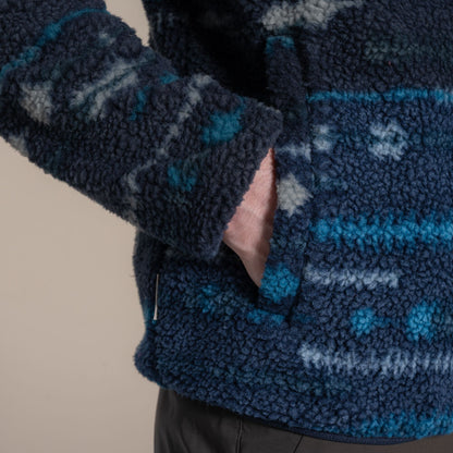 Blue Navy - Lifestyle - Craghoppers Mens National Trust Rawthey Fleece Top