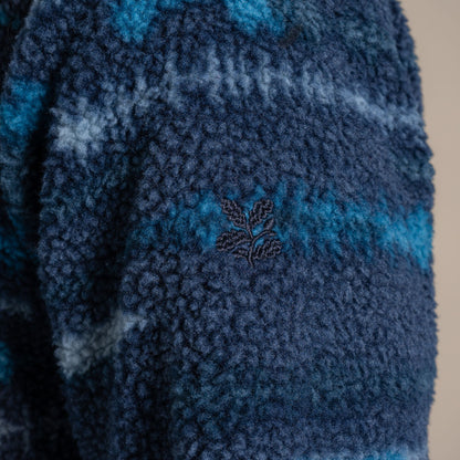 Blue Navy - Pack Shot - Craghoppers Mens National Trust Rawthey Fleece Top