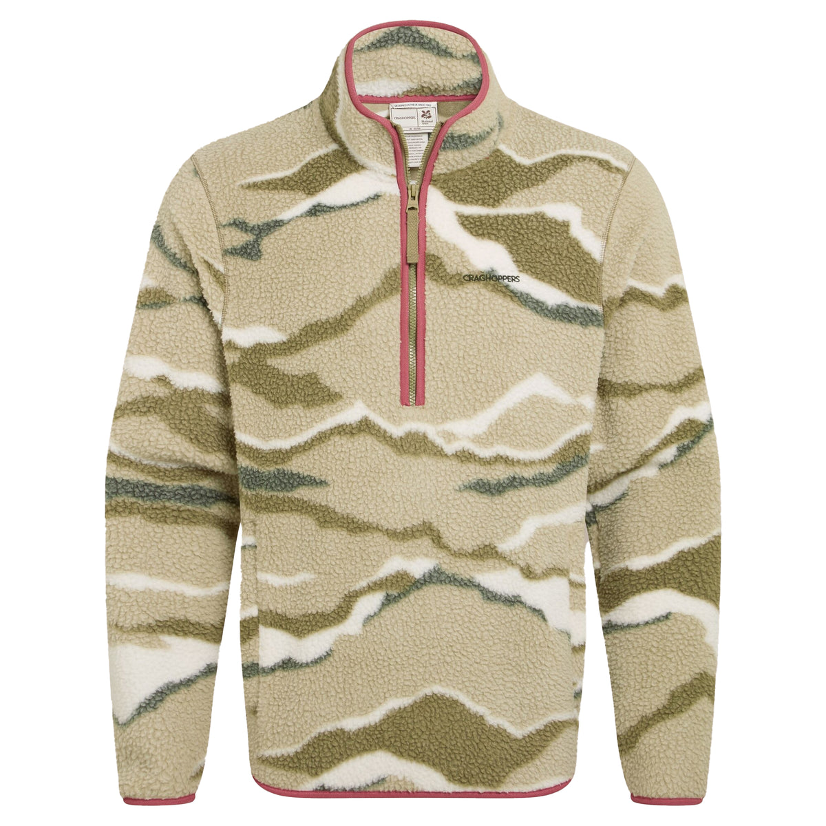 Cardamom - Front - Craghoppers Mens National Trust Rawthey Fleece Top
