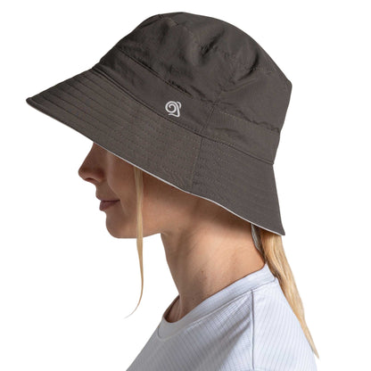 Woodland Green-Parchment - Pack Shot - Craghoppers III Nosilife Bucket Hat