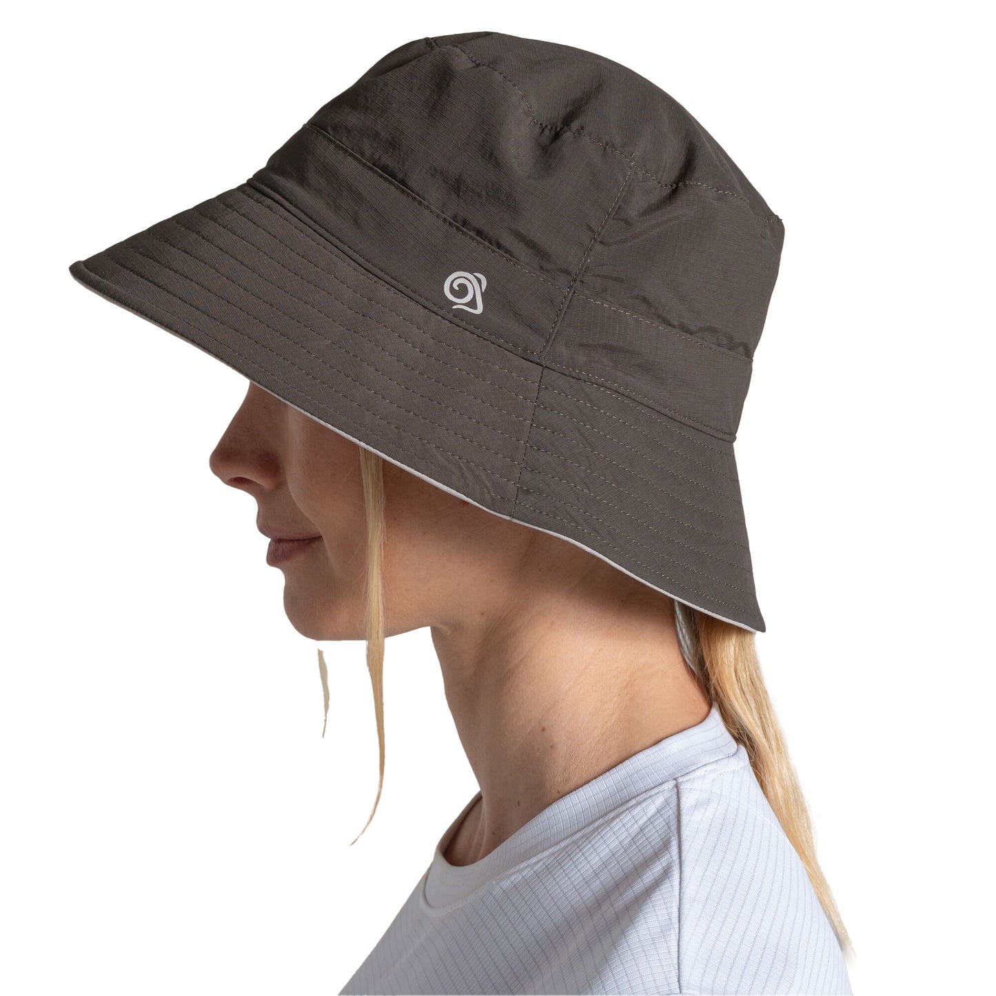 Woodland Green-Parchment - Lifestyle - Craghoppers III Nosilife Bucket Hat
