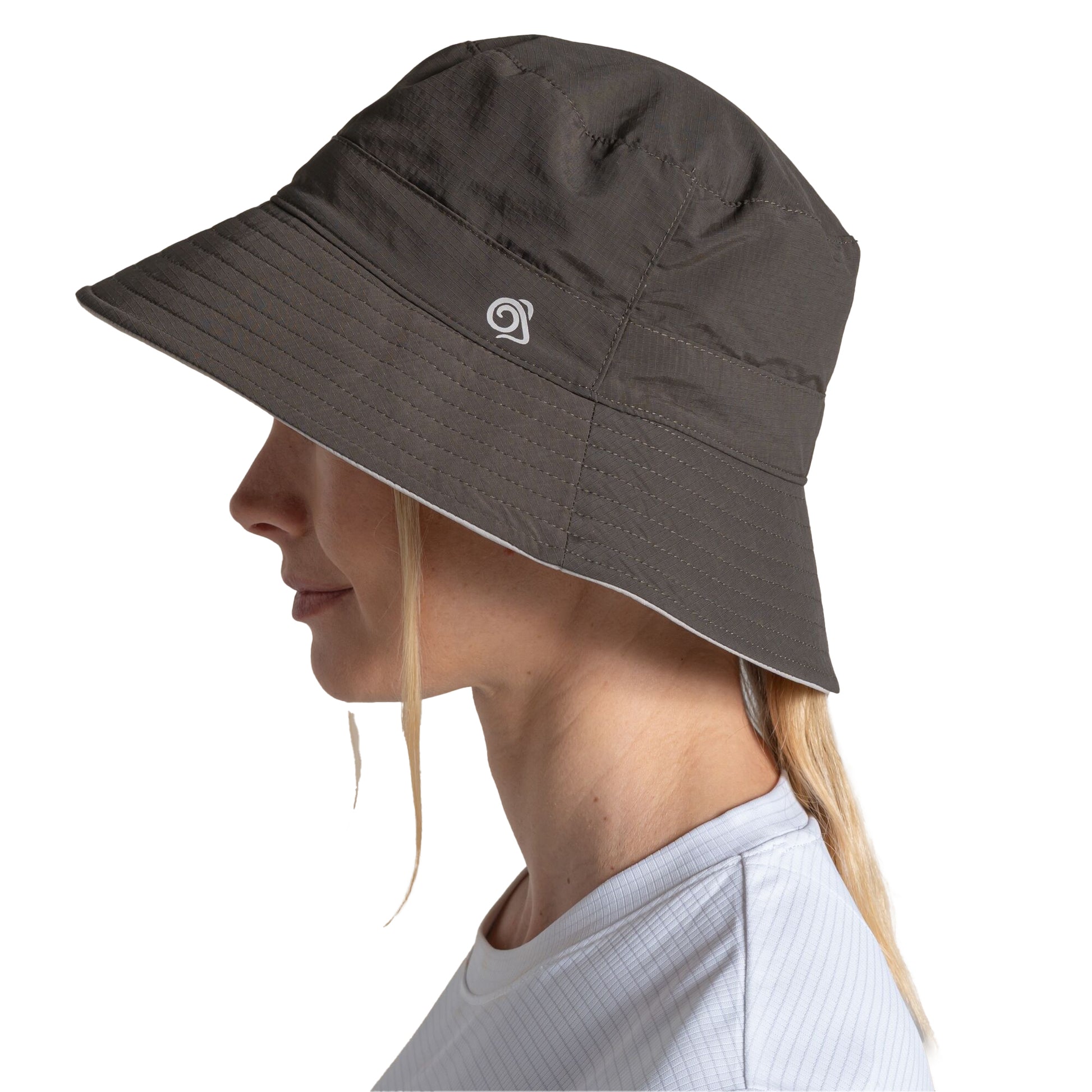 Woodland Green-Parchment - Lifestyle - Craghoppers III Nosilife Bucket Hat
