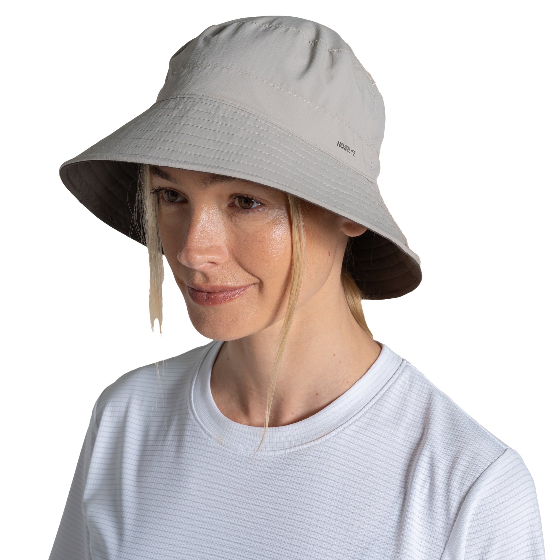 Woodland Green-Parchment - Pack Shot - Craghoppers III Nosilife Bucket Hat