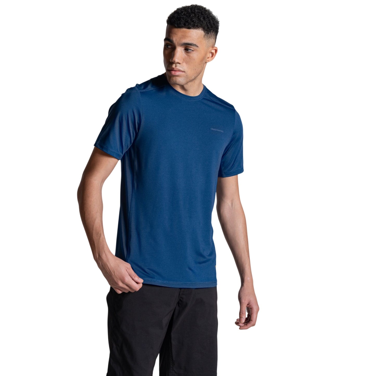 Juniper Berry - Side - Craghoppers Mens Charon II Reflective Logo T-Shirt