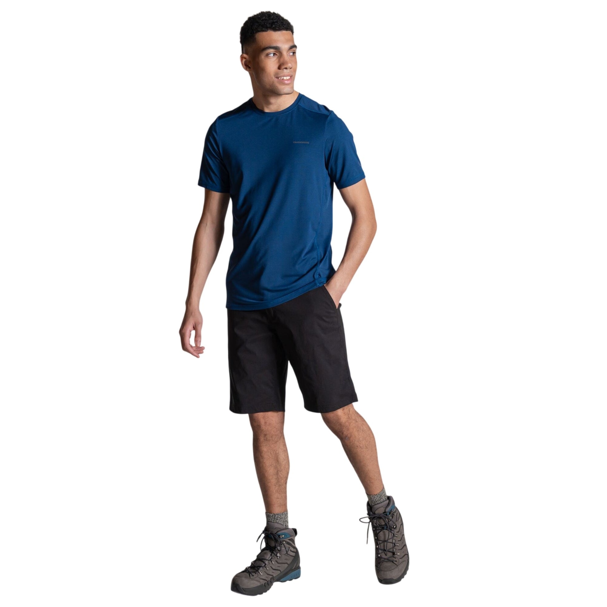 Juniper Berry - Lifestyle - Craghoppers Mens Charon II Reflective Logo T-Shirt