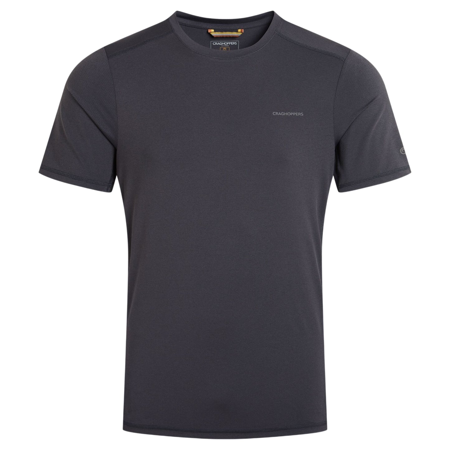 Black - Front - Craghoppers Mens Charon II Reflective Logo T-Shirt