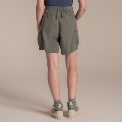 Wild Olive - Back - Craghoppers Womens-Ladies Medina Nosilife Cargo Shorts
