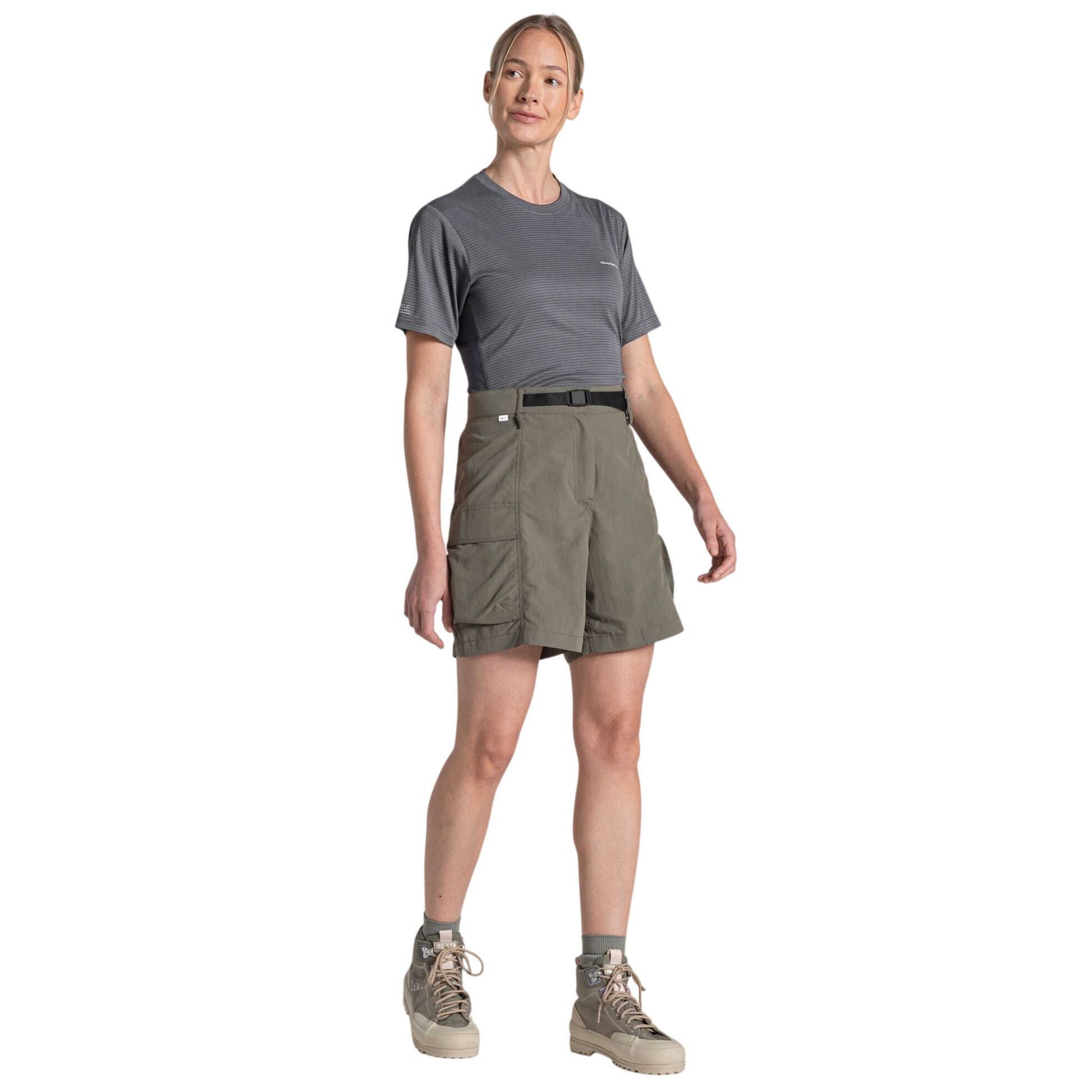 Wild Olive - Lifestyle - Craghoppers Womens-Ladies Medina Nosilife Cargo Shorts