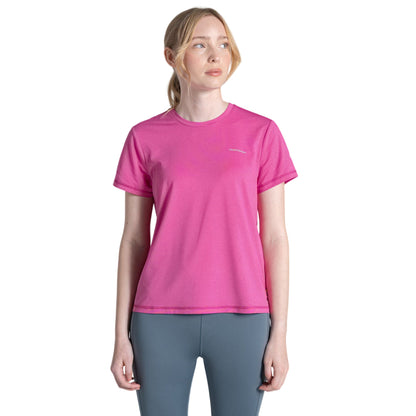 Damask Rose - Side - Craghoppers Womens-Ladies Ellie II Short-Sleeved T-Shirt