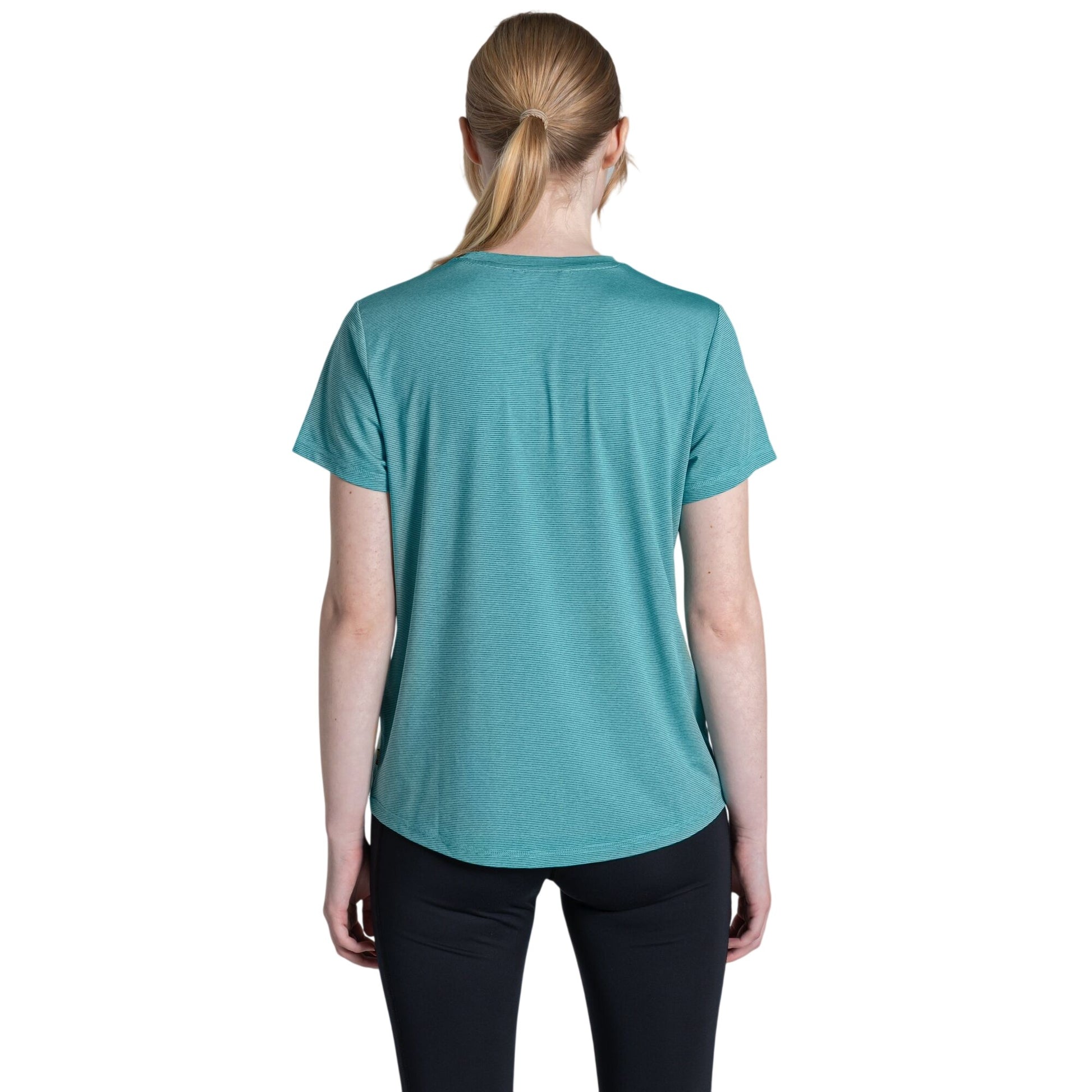 Glazed Aqua - Back - Craghoppers Womens-Ladies Ellie II Short-Sleeved T-Shirt