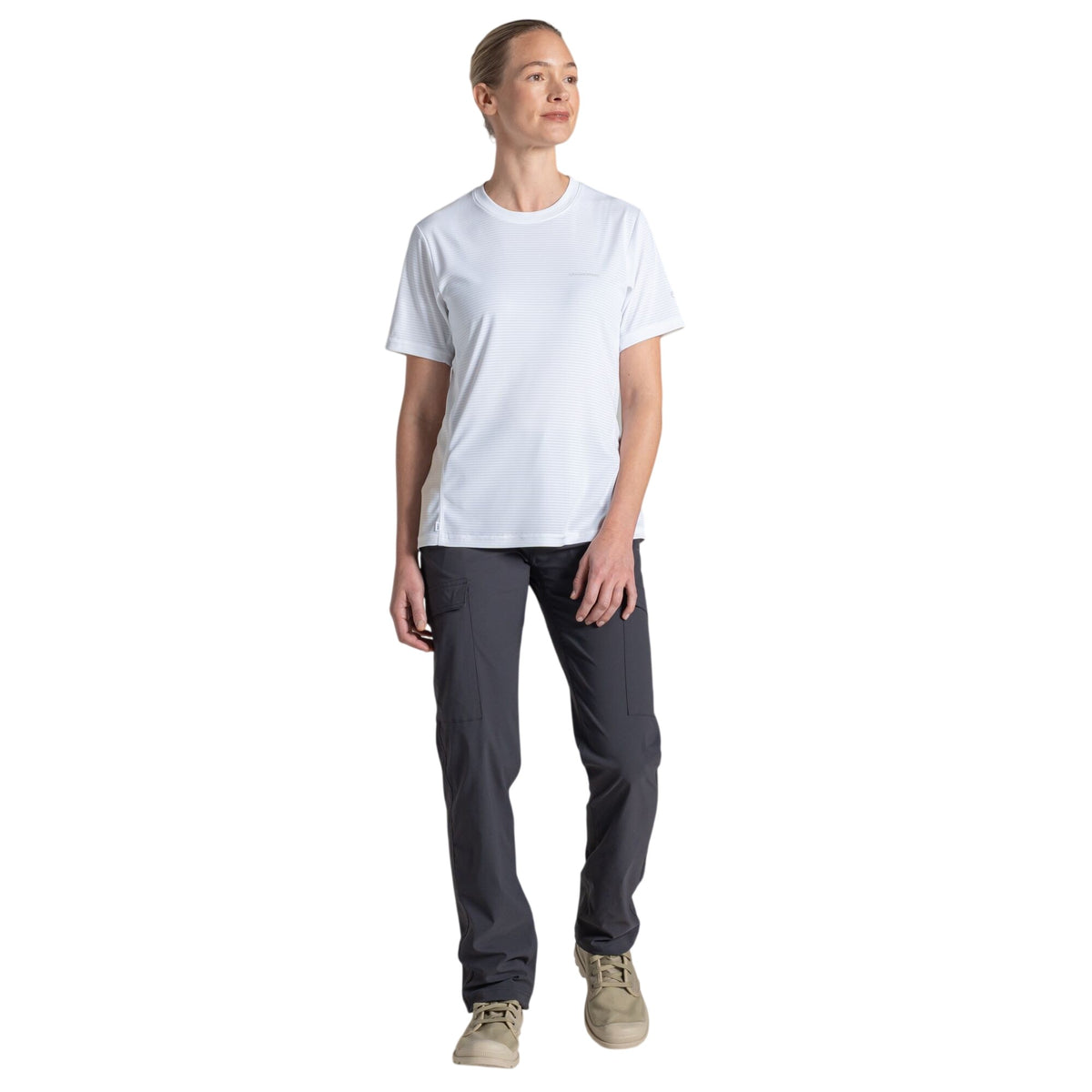White - Lifestyle - Craghoppers Womens-Ladies Nosilife T-Shirt