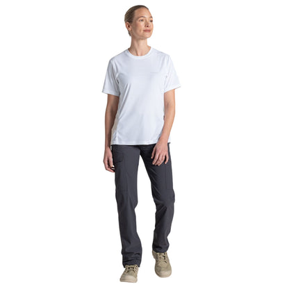 White - Lifestyle - Craghoppers Womens-Ladies Nosilife T-Shirt