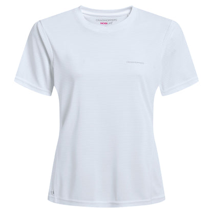 White - Front - Craghoppers Womens-Ladies Nosilife T-Shirt
