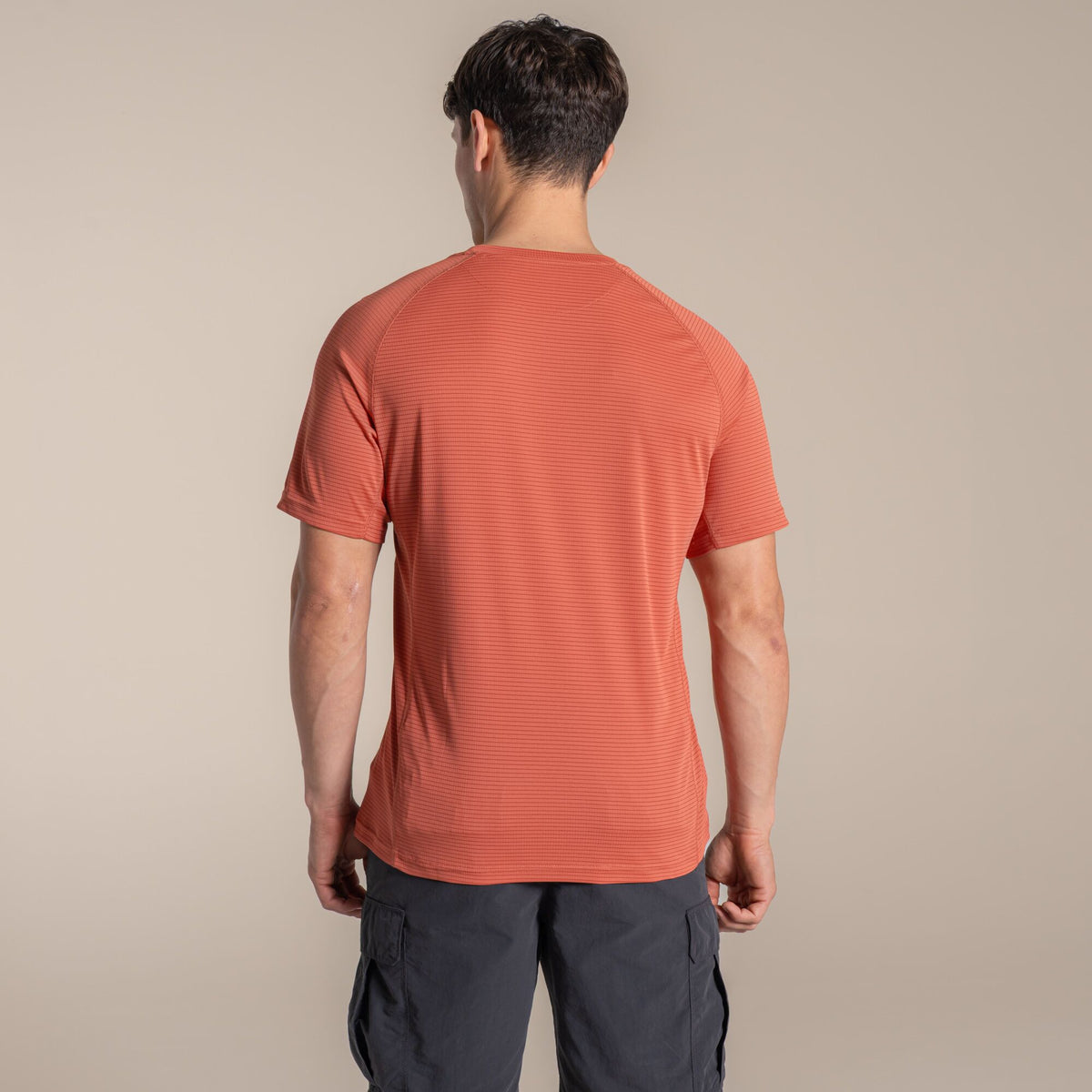 Dark Sahara - Back - Craghoppers Mens Nosilife T-Shirt