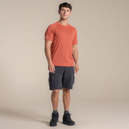 Dark Sahara - Pack Shot - Craghoppers Mens Nosilife T-Shirt