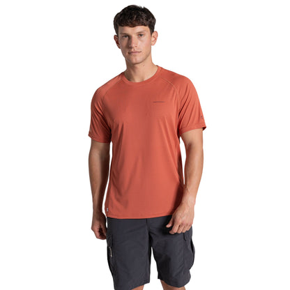 Dark Sahara - Side - Craghoppers Mens Nosilife T-Shirt