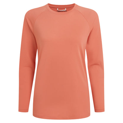 Spiced Apricot - Front - Craghoppers Womens-Ladies Nour Nosilife Long-Sleeved T-Shirt