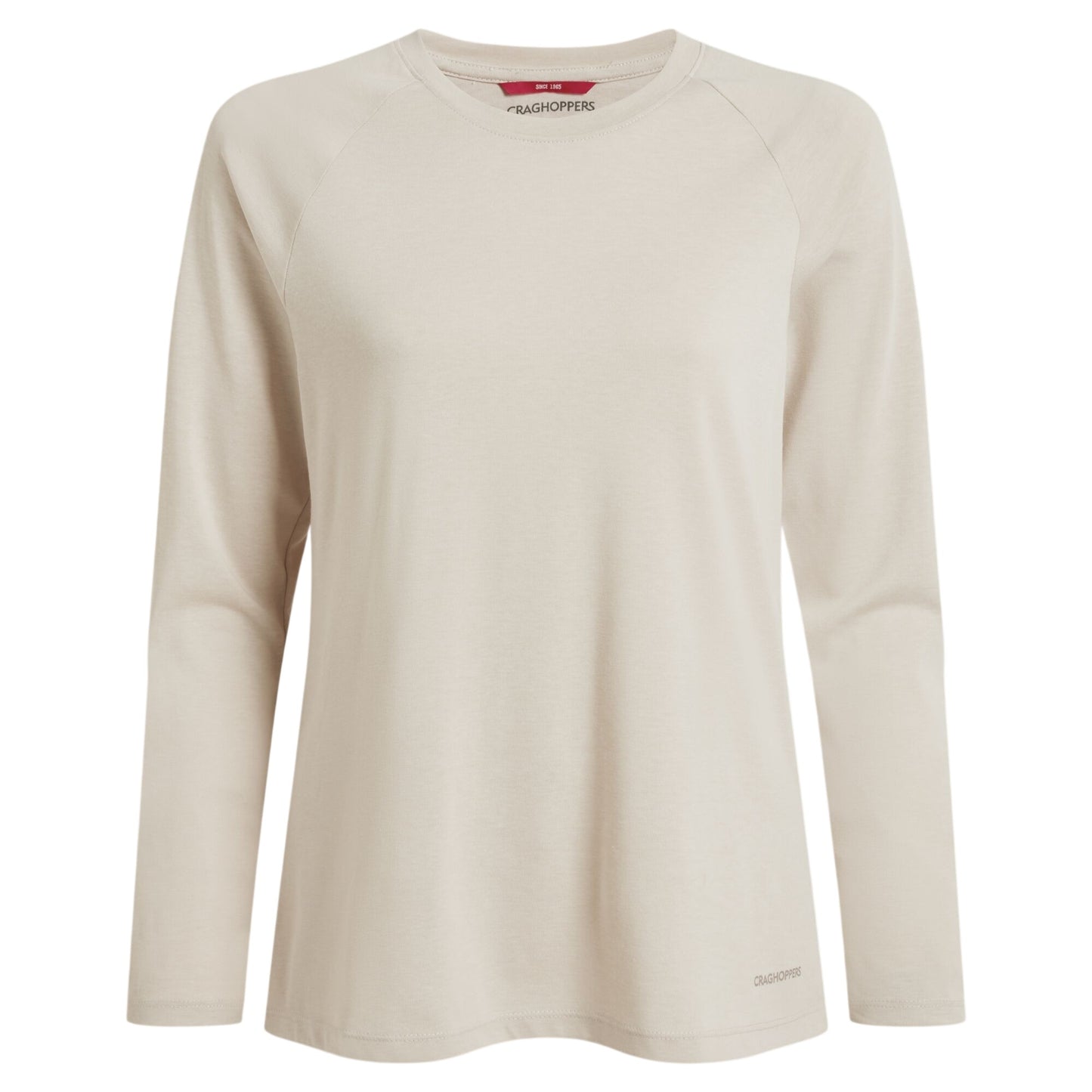 Oyster Marl - Front - Craghoppers Womens-Ladies Nour Nosilife Long-Sleeved T-Shirt