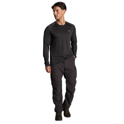 Dark Iron - Side - Craghoppers Mens Nour Nosilife Long-Sleeved T-Shirt