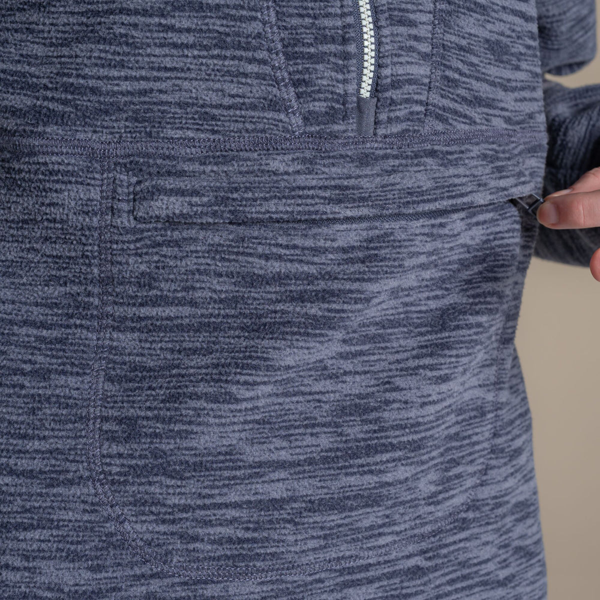 Anthracite - Side - Craghoppers Womens-Ladies Esk II Half Zip Fleece Top