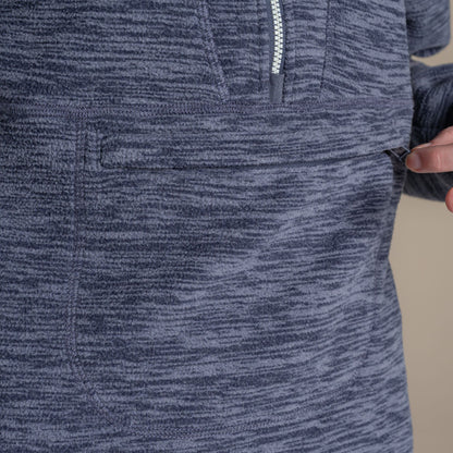Anthracite - Side - Craghoppers Womens-Ladies Esk II Half Zip Fleece Top