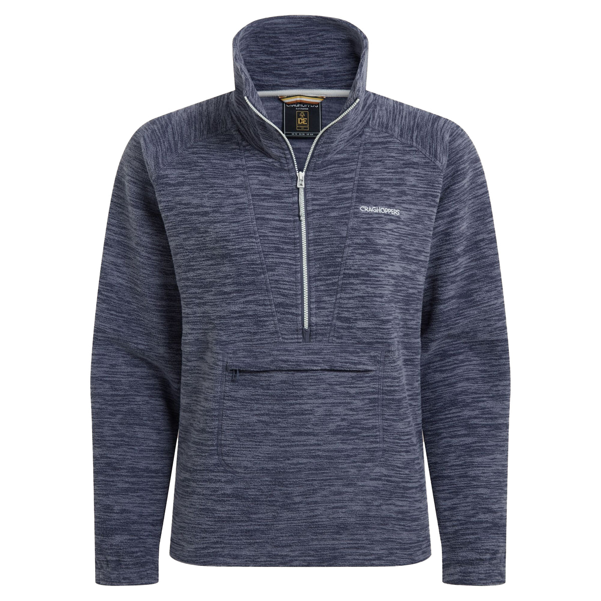 Anthracite - Front - Craghoppers Womens-Ladies Esk II Half Zip Fleece Top