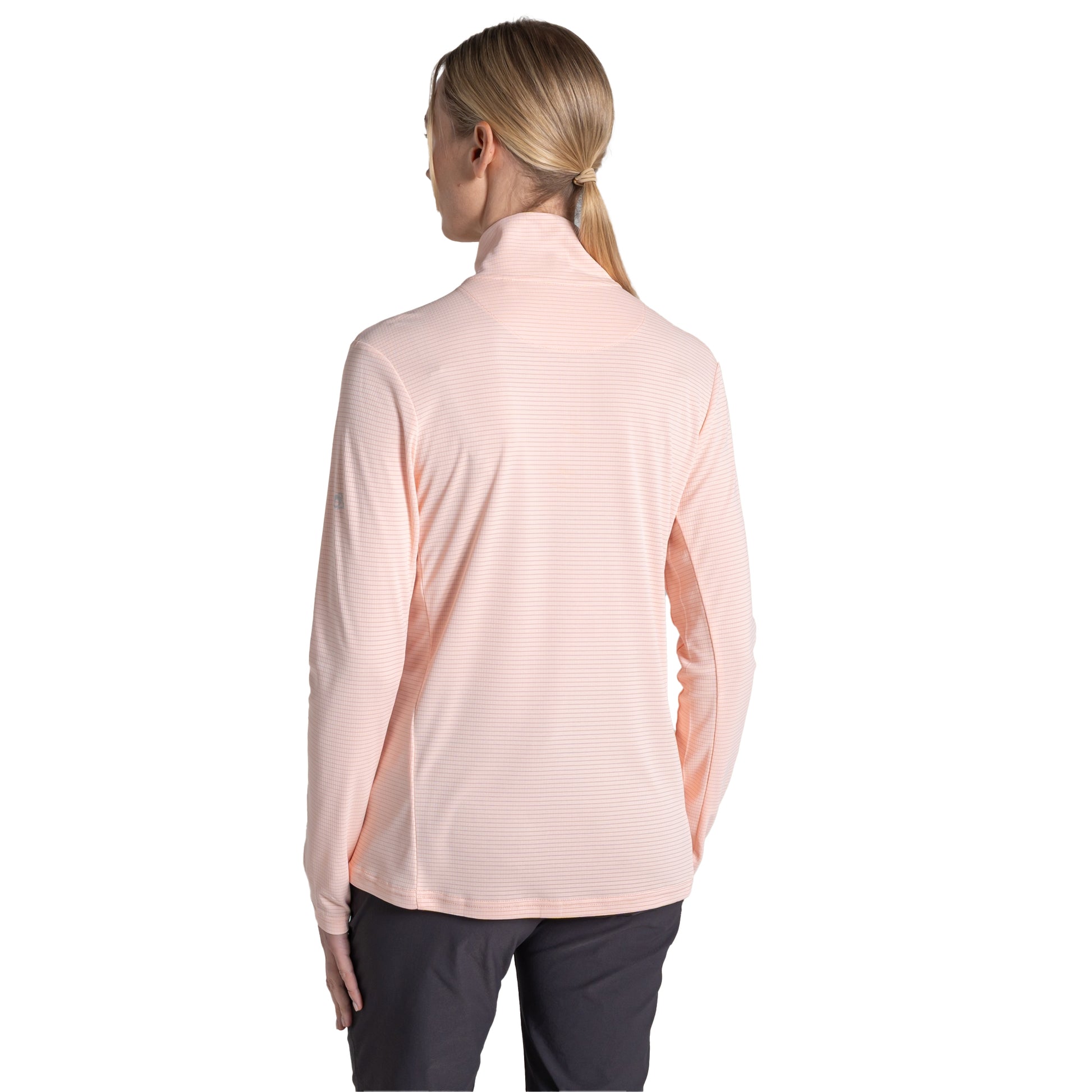 Sherbet - Back - Craghoppers Womens-Ladies Nosilife Half Zip Top
