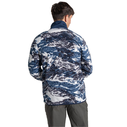 Ecru - Back - Craghoppers Mens Dewlish II Overhead Fleece Top