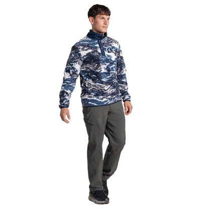 Ecru - Side - Craghoppers Mens Dewlish II Overhead Fleece Top