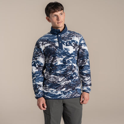 Ecru - Lifestyle - Craghoppers Mens Dewlish II Overhead Fleece Top