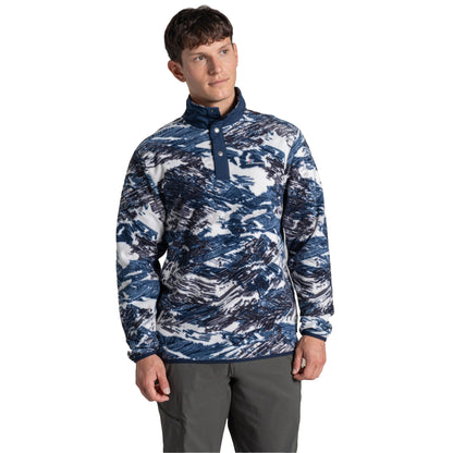 Ecru - Front - Craghoppers Mens Dewlish II Overhead Fleece Top