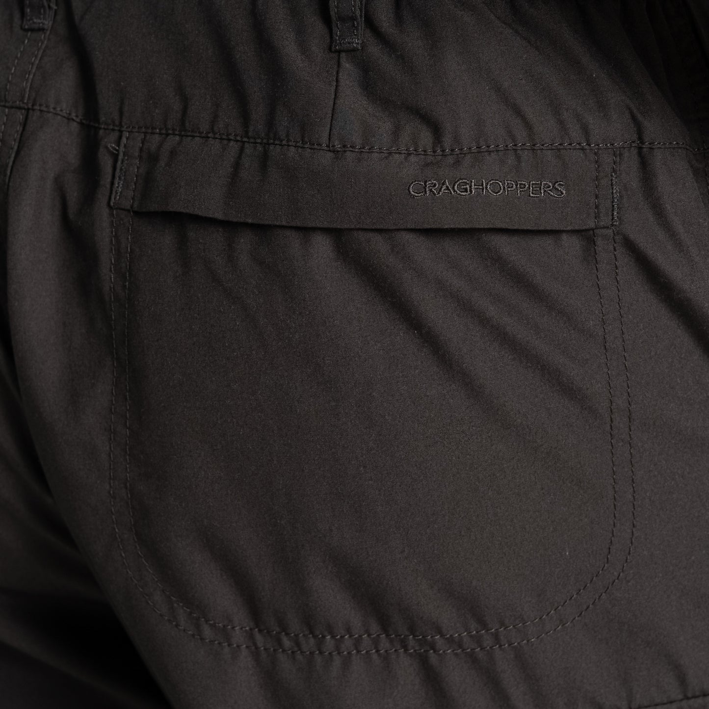 Black Pepper - Pack Shot - Craghoppers Mens Kiwi Long Shorts