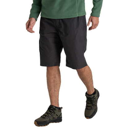 Black Pepper - Side - Craghoppers Mens Kiwi Long Shorts