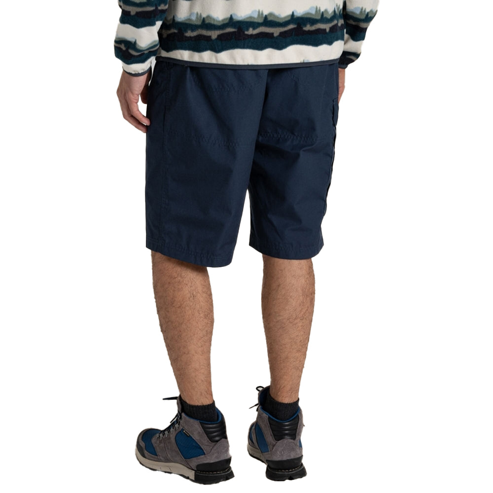 Steel Blue - Back - Craghoppers Mens Kiwi Long Shorts