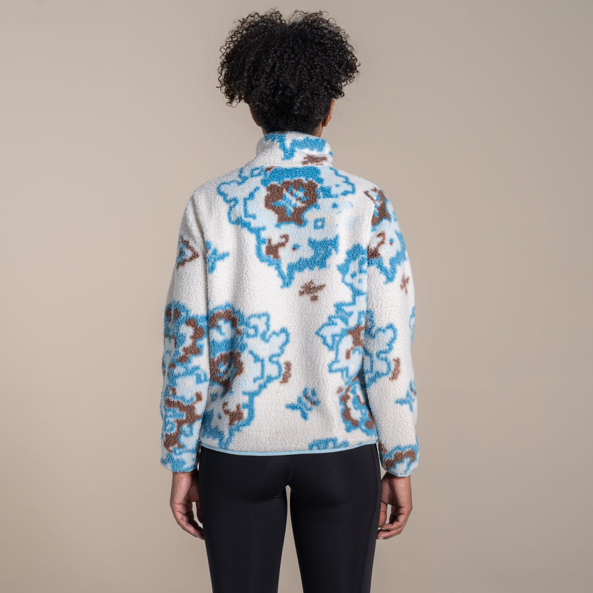 Horizon - Back - Craghoppers Womens-Ladies National Trust Rosemary II Abstract Overhead Fleece Top