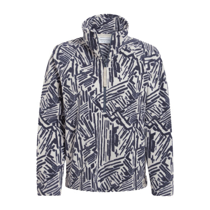 Anthracite - Front - Craghoppers Womens-Ladies Annjela Graphic Print Half Zip Fleece Top
