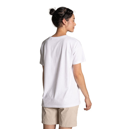 White - Back - Craghoppers Womens-Ladies Yago Discover Your World T-Shirt