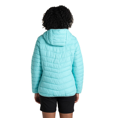 Aqua Sky - Back - Craghoppers Womens-Ladies Compresslite IX Insulated Hooded Jacket