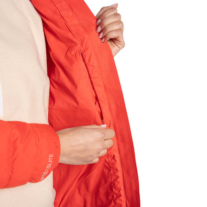Red Dawn - Pack Shot - Craghoppers Womens-Ladies Compresslite IX Insulated Hooded Jacket