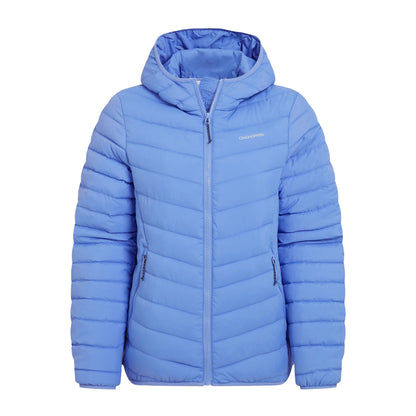 Vinca Blue - Front - Craghoppers Womens-Ladies Compresslite IX Insulated Hooded Jacket